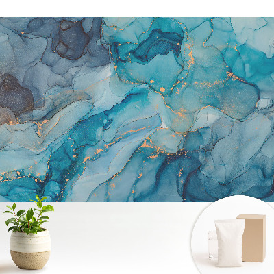 Vârtejuri abstracte de nuanțe de albastru