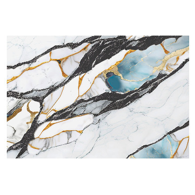 Marmură în nuanțe de negru și albastru