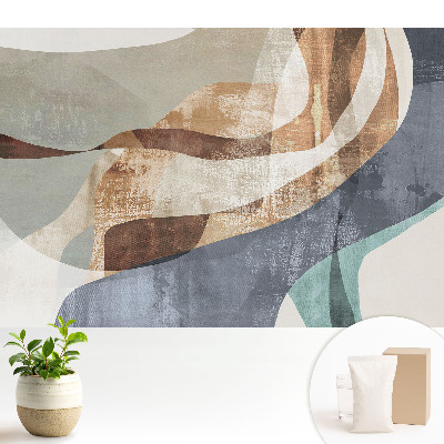 Forme abstracte colorate, ondulate