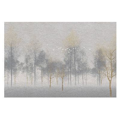 O scenă delicată de pădure în stil minimalist