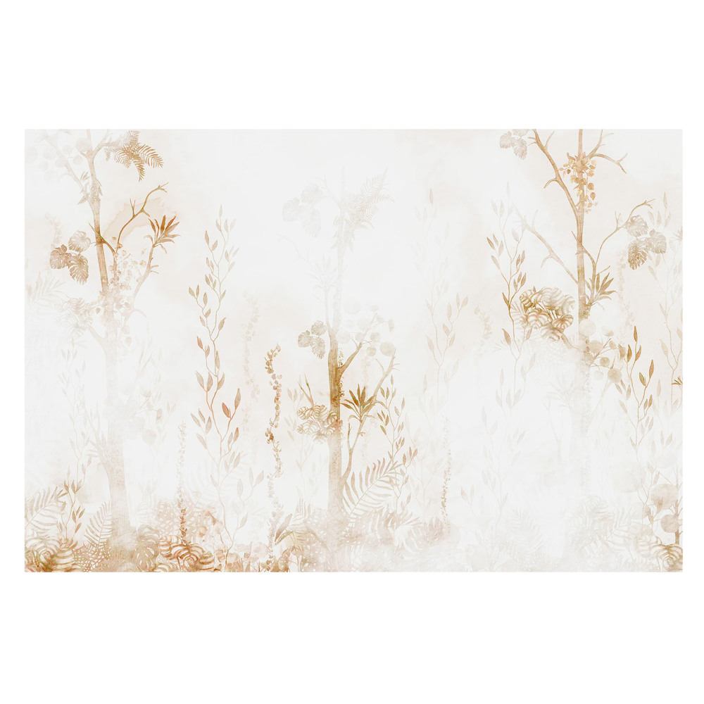 Motive botanice pe fundal deschis