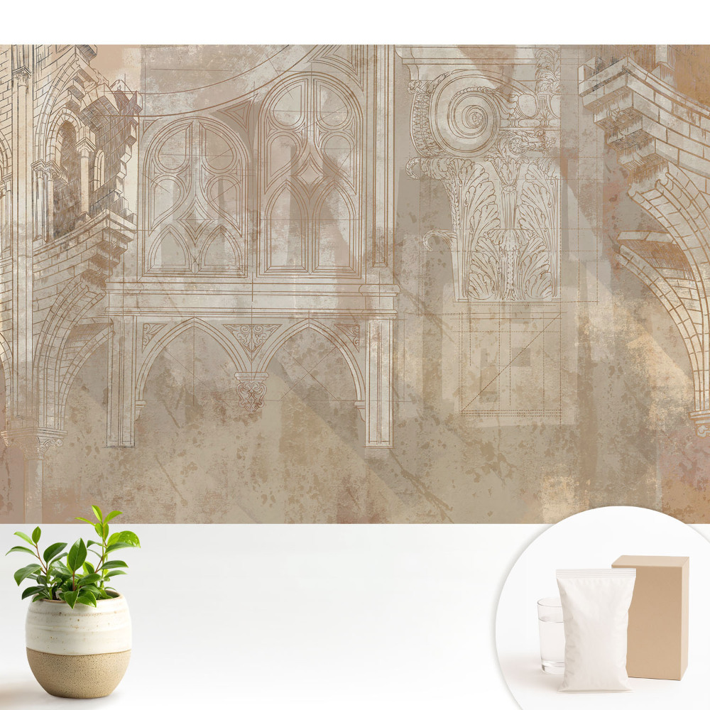 Detalii arhitecturale într-o compoziție clasică