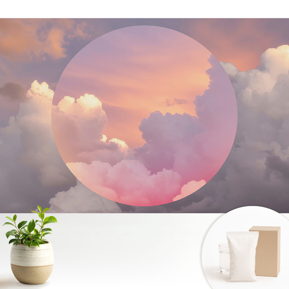 Armonie a norilor pastelați