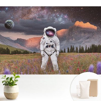 Astronautul suprarealist în munți