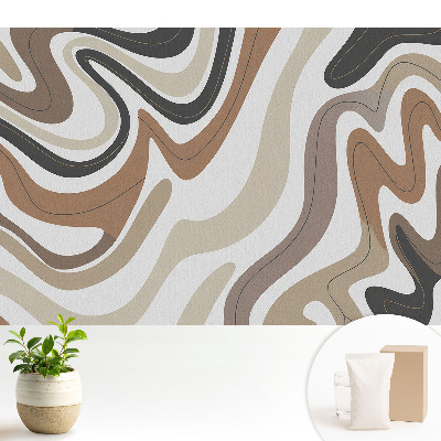 Linii abstracte în tonuri de pământ