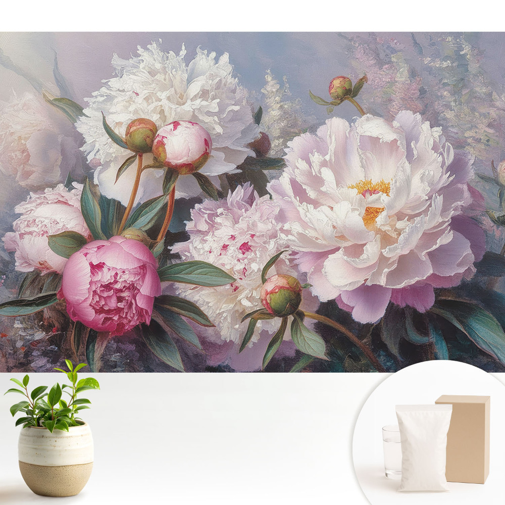 Flori de bujor frumusețe pastelată