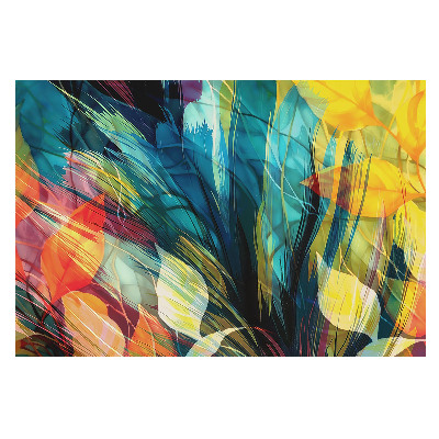 Abstracție cu frunze colorate