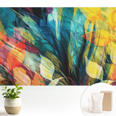 Abstracție de frunze colorate