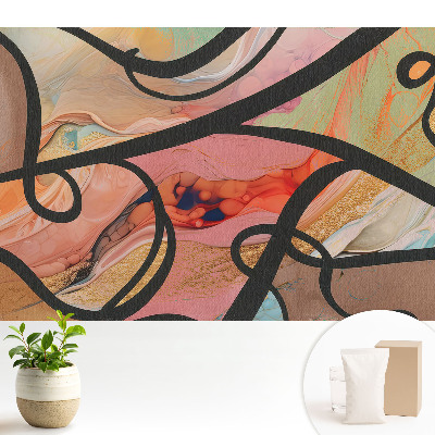 Valuri abstracte și linii de contrast