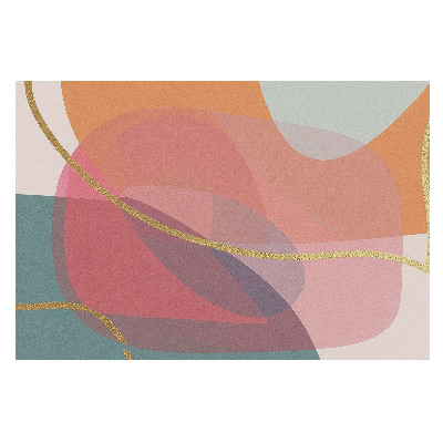 Culori calde în compoziție abstractă