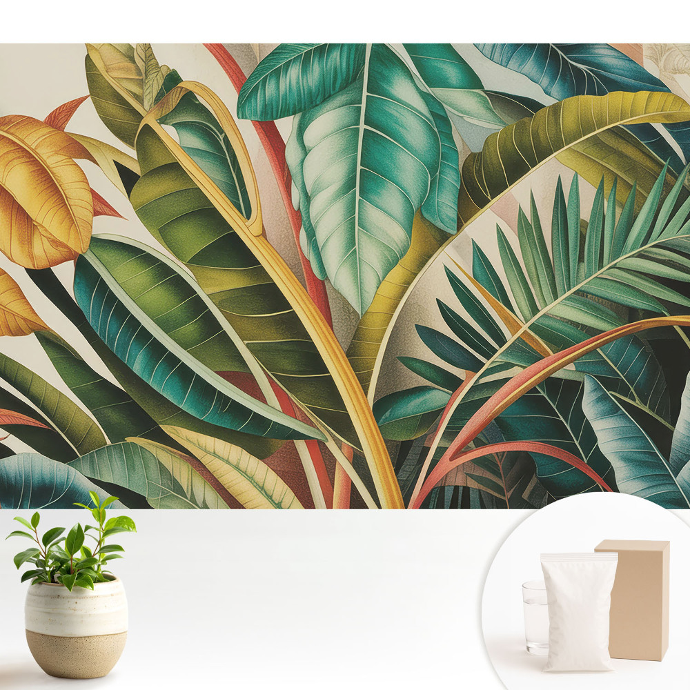 Frunze colorate într-un stil modern