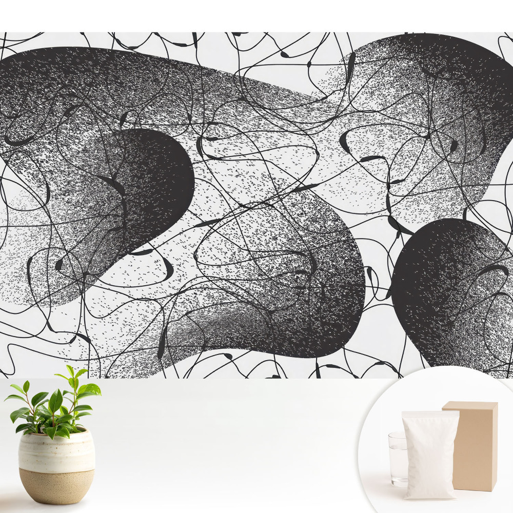 Linii negre pe fundal alb