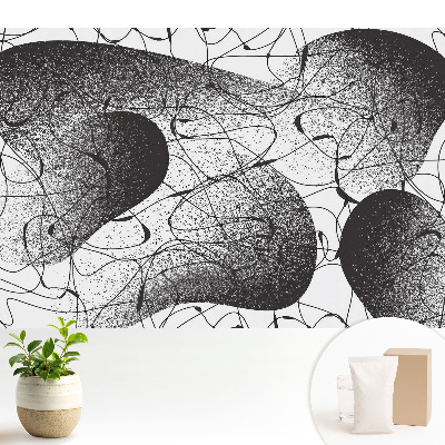 Linii negre pe fundal alb