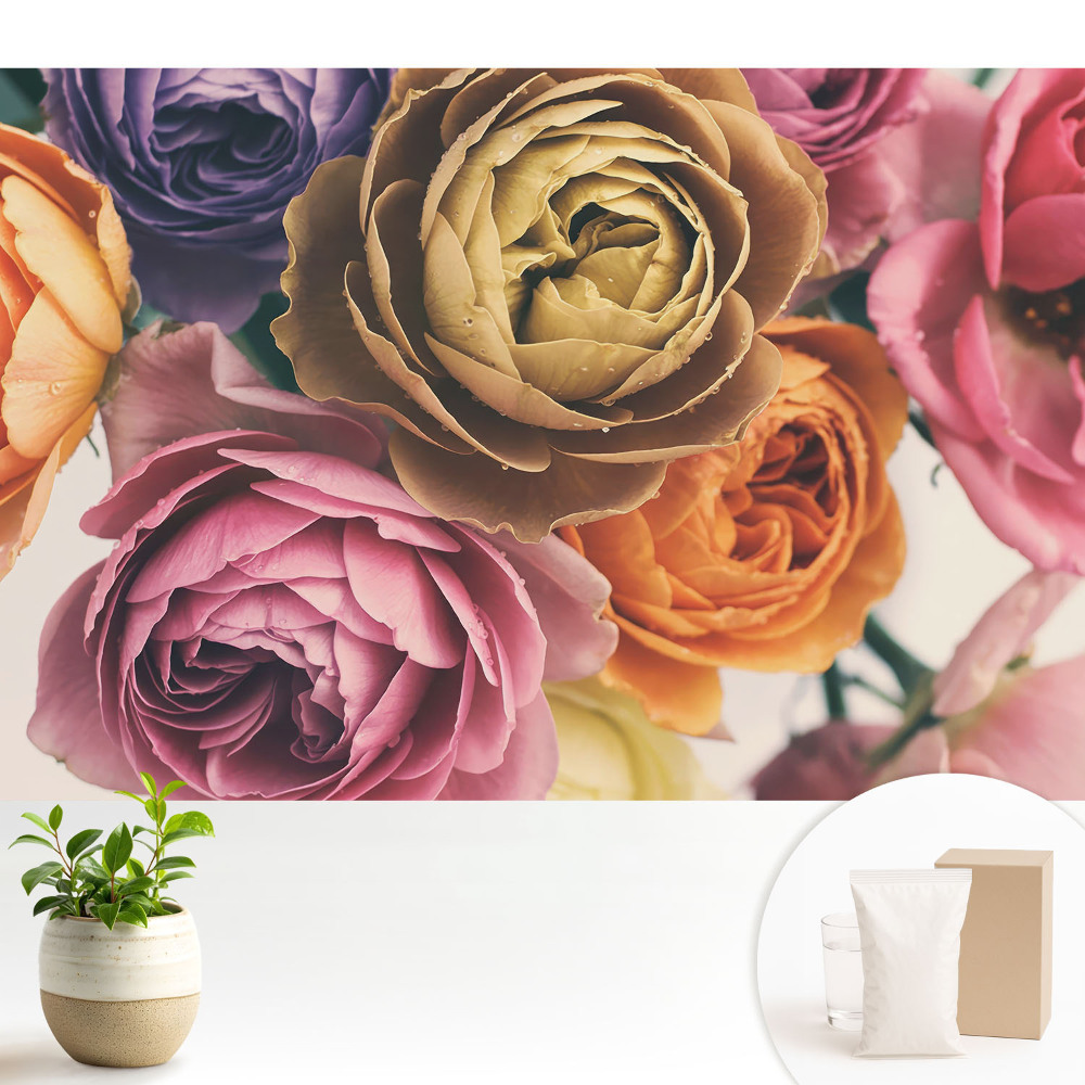 Flori în culori naturale