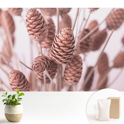 Conuri de pin în stil rustic