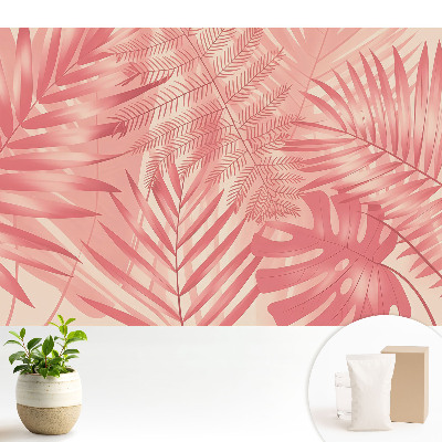 Armonii roz cu frunze exotice