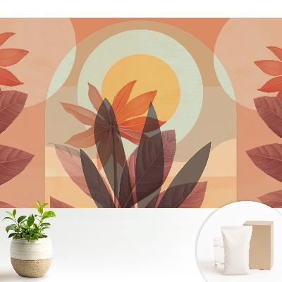 Abstracție florală simetrie căldură