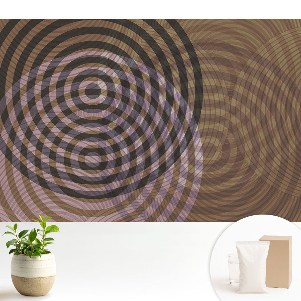 Cercuri concentrice retro modern