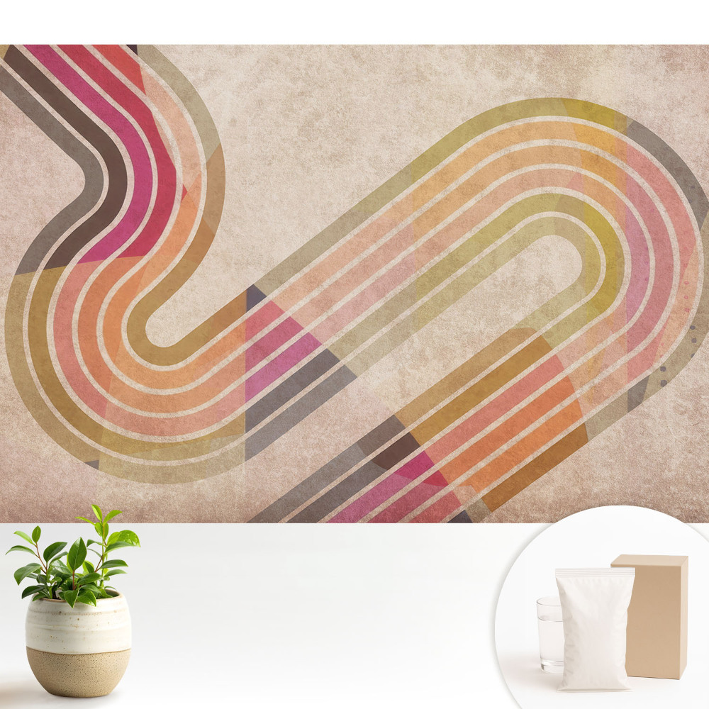 Linii colorate formă abstractă