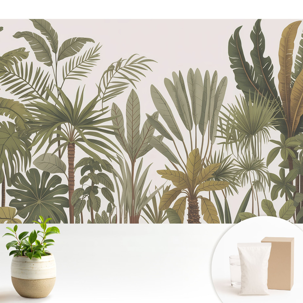 Vegetație tropicală plină de armonie