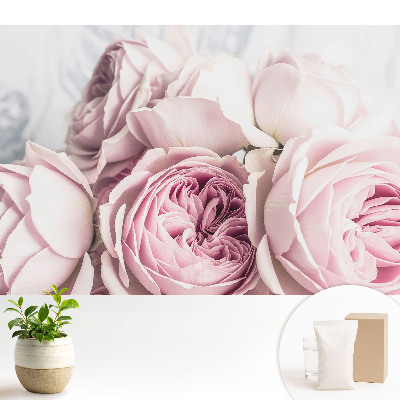 Trandafiri subtili într-un buchet romantic