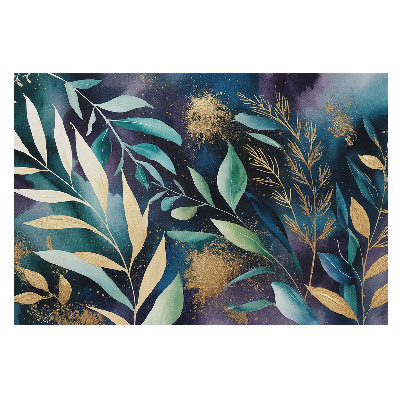 Frunze botanice pe fundal închis