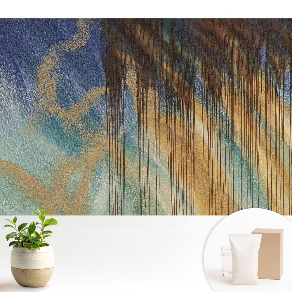 Model abstract cu linii colorate