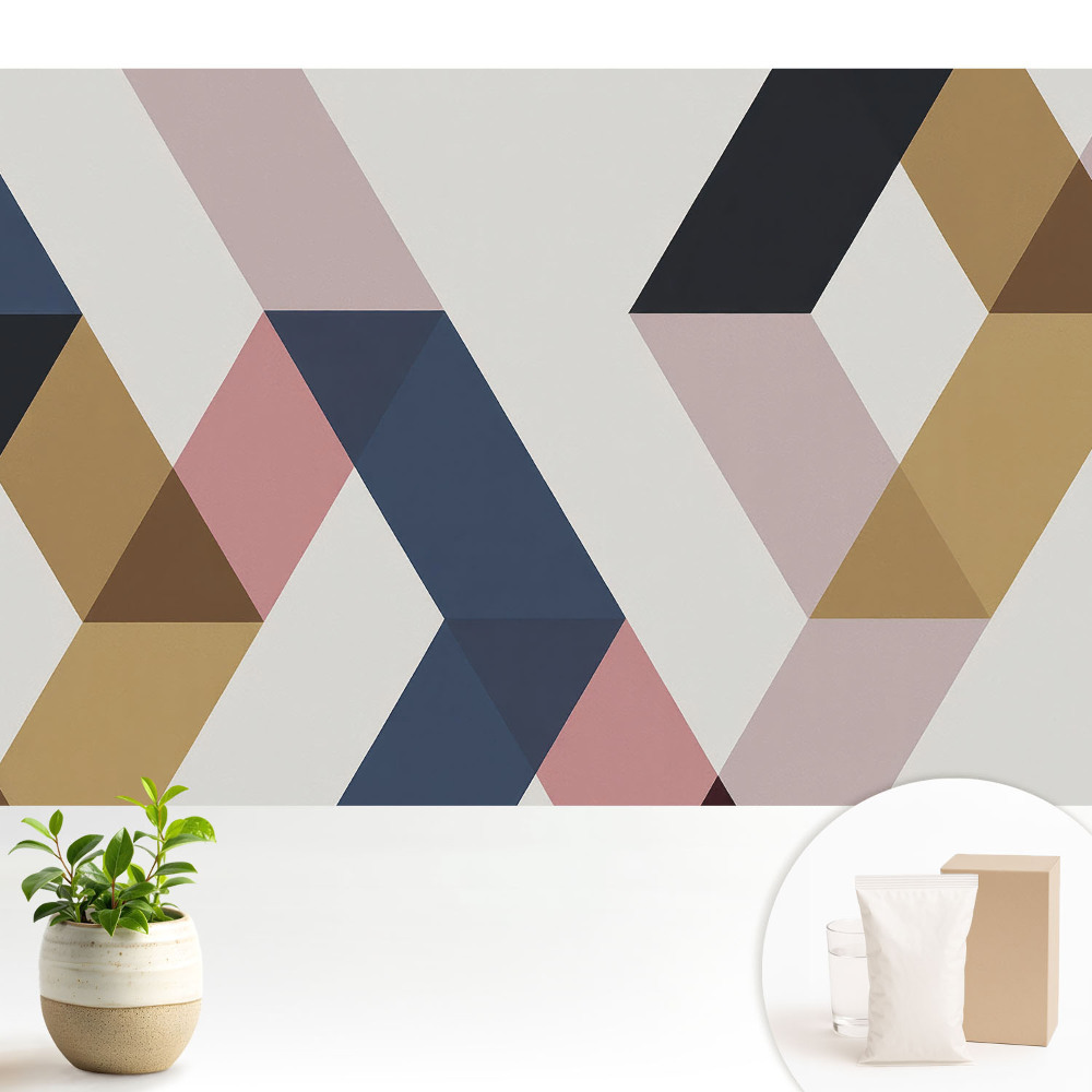 Figuri geometrice în pasteluri subtile