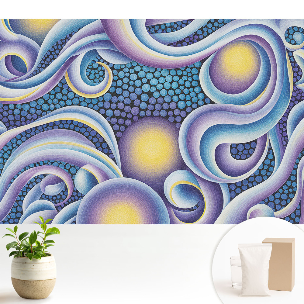 Vârtejuri colorate abstracte