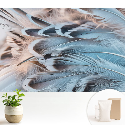 Pene albastre cu modele armonioase