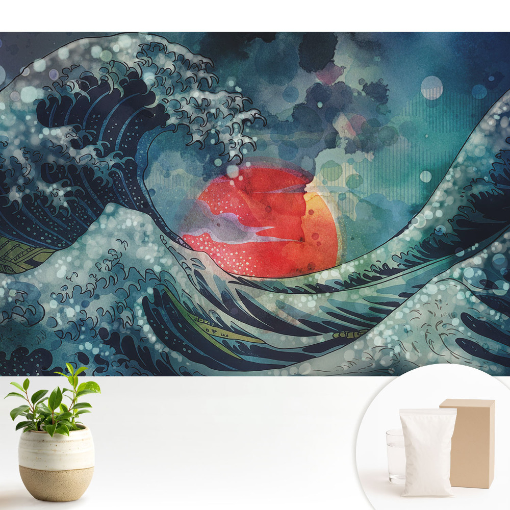 Val de furtună, pitorescul elementelor