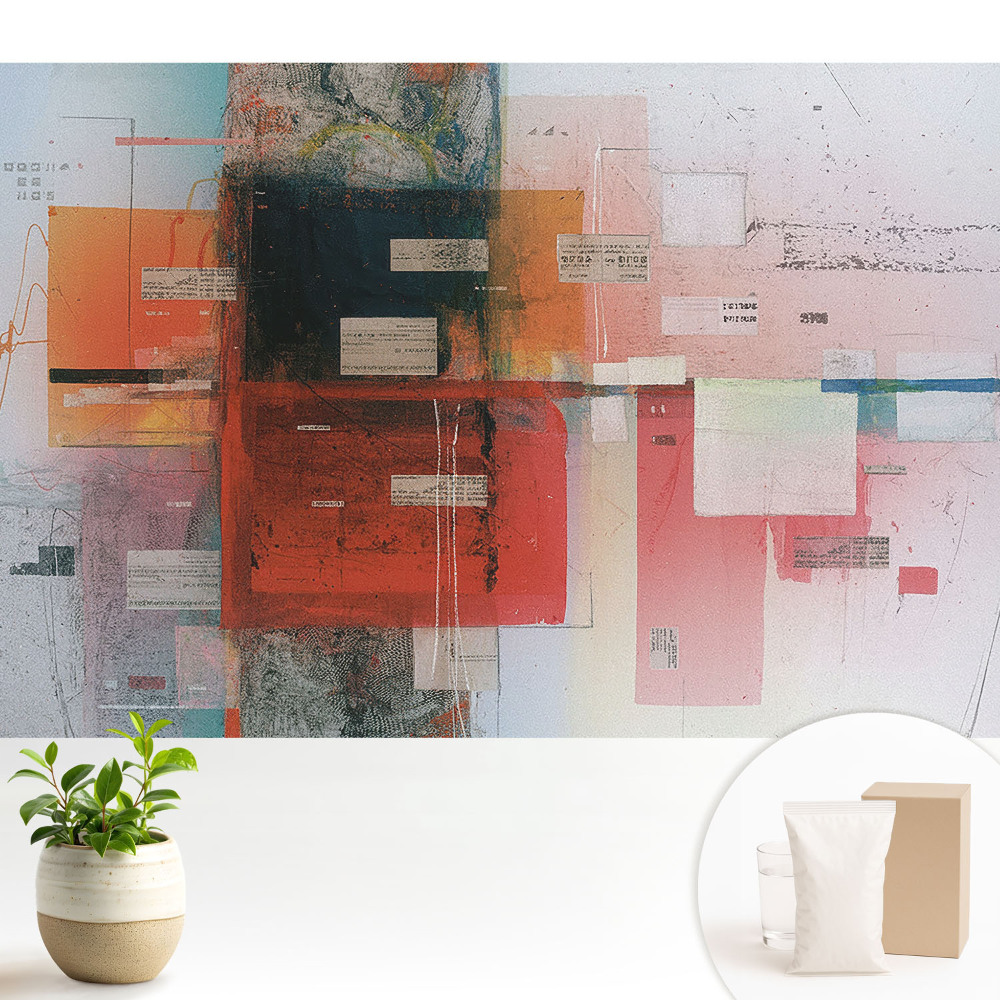 Culori și forme într-un stil abstract