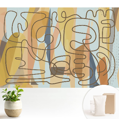 Linii și culori abstracte