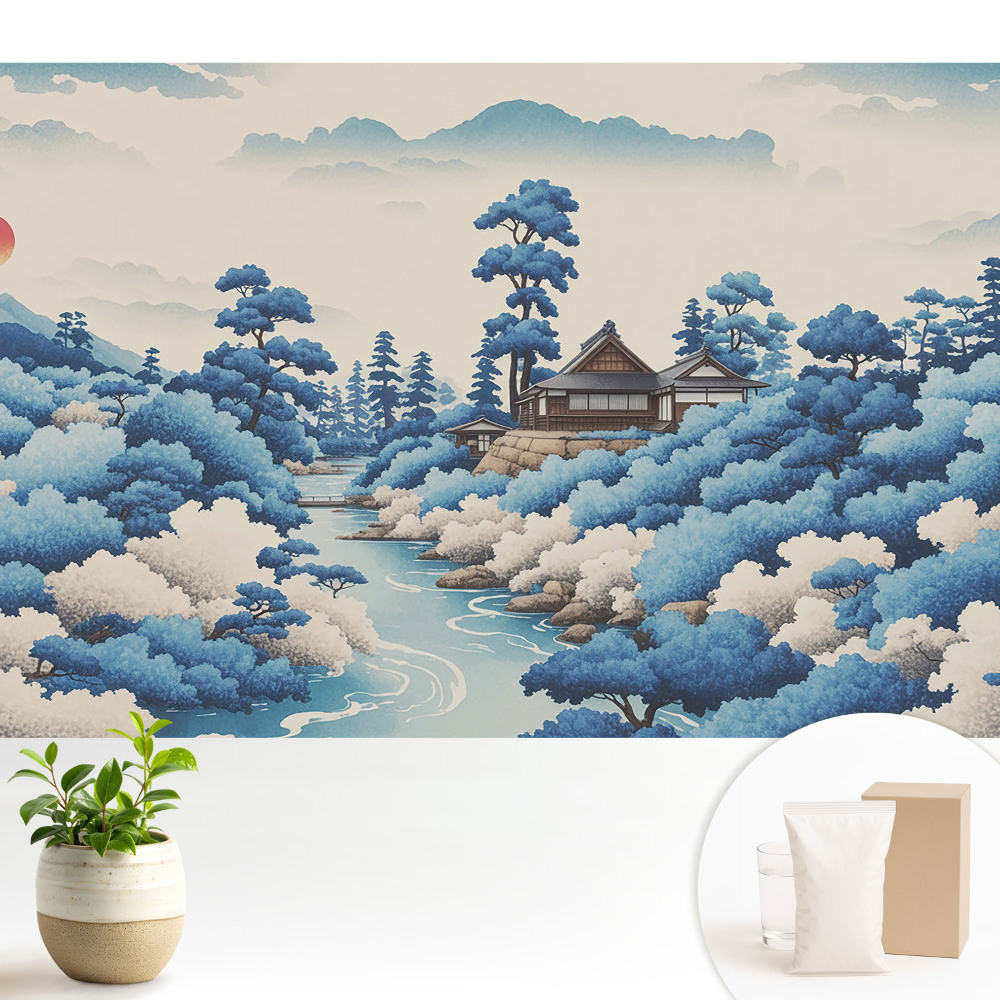 Peisaj montan cu o casă