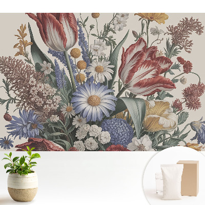 Un aranjament floral colorat într-un stil clasic