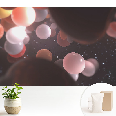 Bile abstracte transparente colorate.