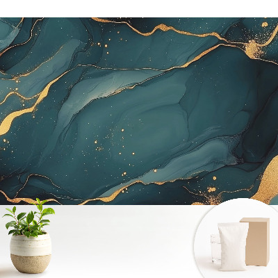 Abstracție elegantă în tonuri de albastru închis