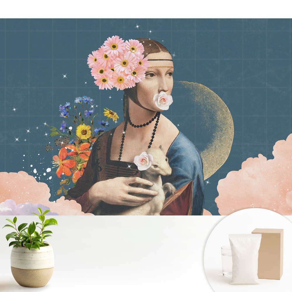 Portret floral suprarealist