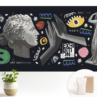 Artă abstractă cu motiv muzical