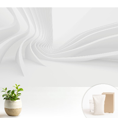 Linii ondulate albe cu aspect modern