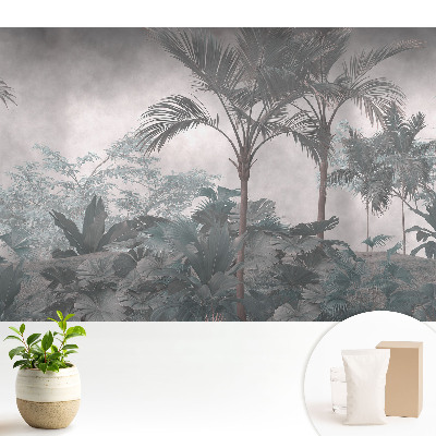 Junglă tropicală în nuanțe de gri
