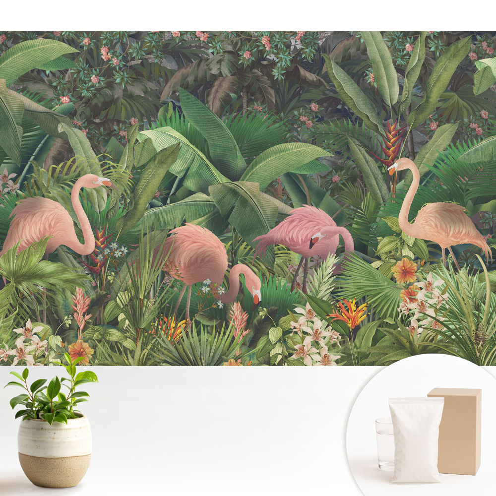 Exotismul tropical al flamingo-urilor