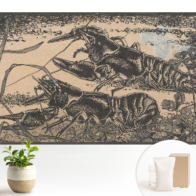 Raci și plante acvatice în stil clasic