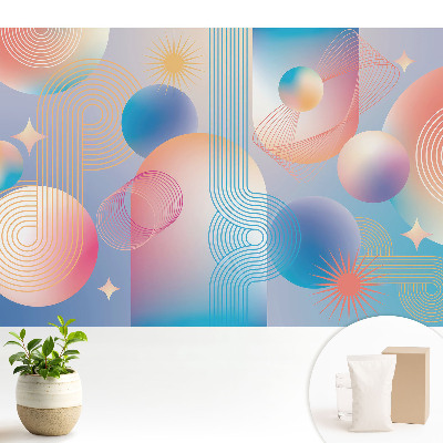 Modele geometrice abstracte pline de culoare