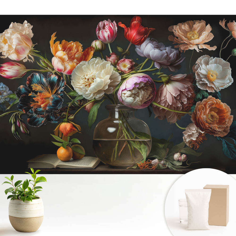 Aranjament floral într-o vază