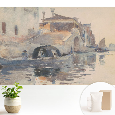 Peisaj în acuarelă, Veneția, armonia apei