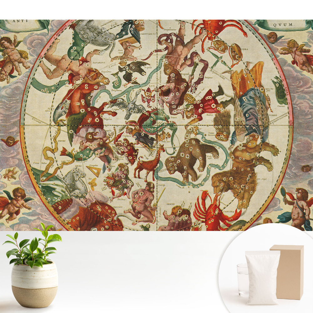 Cosmogramă clasică cu figuri mitologice