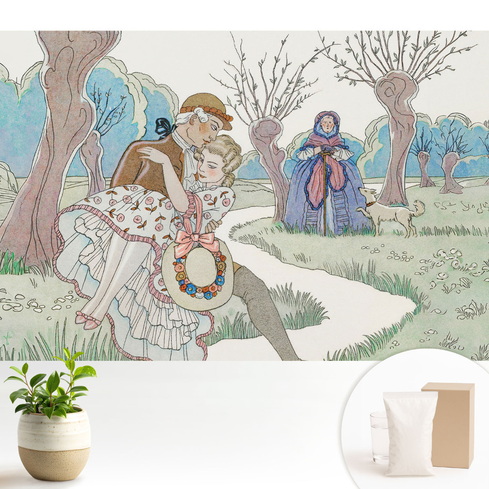 O plimbare romantică printre copaci