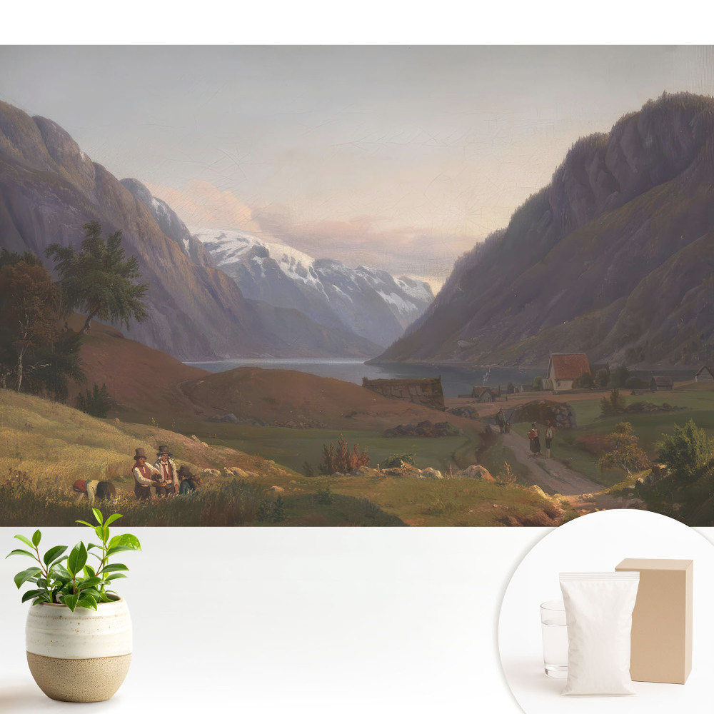 Un peisaj liniștit și armonios