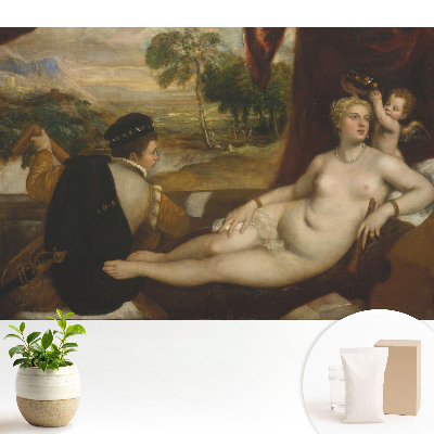 Motiv clasic al figurilor într-un peisaj